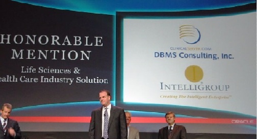 <p>(From Right to Left:)</p>
      
      <b>Ted Bereswill</b> - Senior Vice President of North America Alliances and Channels
      <br/>
      <b>Jeff Henley</b> - Oracle Chairman of the Board and Chief Financial Officer
      <br/>
      <b>Tyler Prince</b> - Group Vice President of Applications Alliances and Channels
      <br/>
      <b>John Gray</b> - Group Vice President of NAS Technology Alliances and Channels